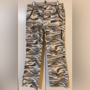 Cabela's Tan and Gray Camouflage Straight Leg Pants